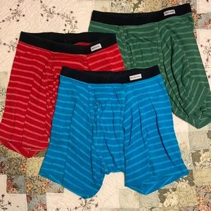 3 Fruit of the Loom Boxer Briefs